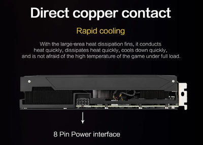 MLLSE RTX 3060Ti 8GB Graphics Card GDDR6 256Bit PCI Express 4.0 ×16 8Pin NVIDIA GPU Rtx 3060Ti Gaming Video Card Placa De Video