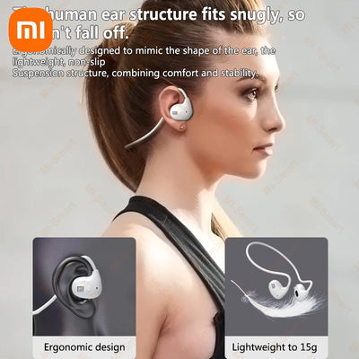 Xiaomi Bluetooth 5.3 Earphones Wireless Bone Conduction Waterproof Earphones Stereo Over-ear Sports Earphones with Microphone
