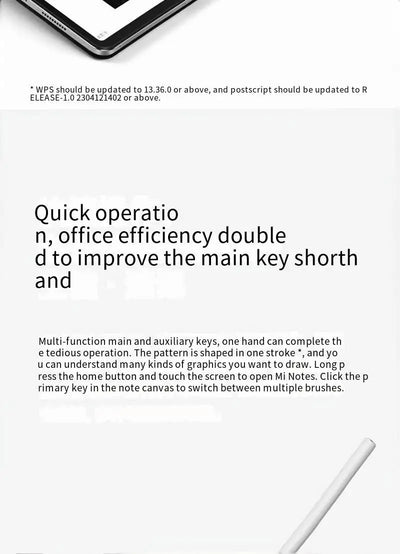 Original Xiaomi Stylus Pen 2 nd Pad 6 / 6 Pro Keyboard Case For Draw Writing Tablet 6 Series Magnetic Touch Keyboard and pen set