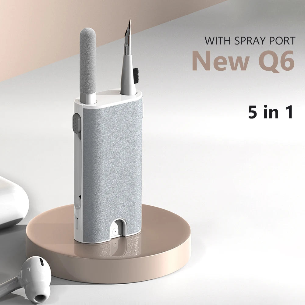 5 in 1 Cleaner Kit for Airpods Pro Xiaomi Earphone Multifunctional Earbuds Cleaning Pen Brush Earphones Case Cleaning Tools
