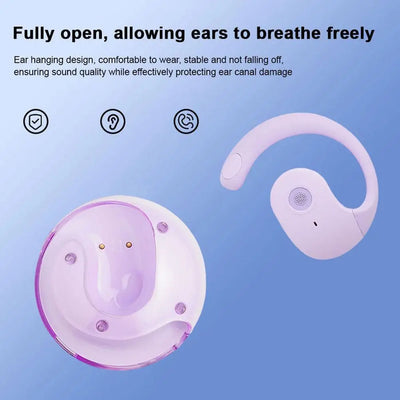 Awaze Lab X15 Pro Waterproof Earbuds Ear Mounted Wireless Earbuds Headphones BT 5.4 Over-Ear Noise Canceling Suitable For Laptop