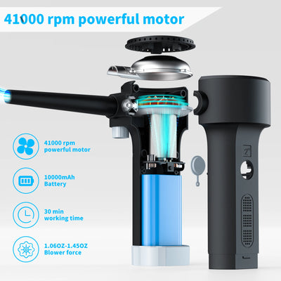 Electric Air Blower for Computer Cleaner,Cordless Air Duster,Replaces Compressed Air Can,Handy Dust for PC Keyboard Cleaning