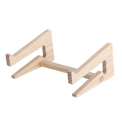Wood Laptop Stand Assembled Lapdesk Riser For 11-17 inch Laptop Wooden Cooling Bracket For Macbook Dell Reinforced Support Base