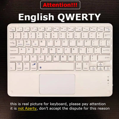 Wireless Touchpad Keyboard Phone Tablet PC Ultra Thin Rechargeable Magnetic Keyboard Mouse for iPad Air for Huawei Samsung