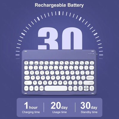 Bluetooth Keyboard Wireless Keyboard and Mouse Teclado for iPad 10th 2022 Xiaomi Samsung Huawei Tablet Android IOS Windows