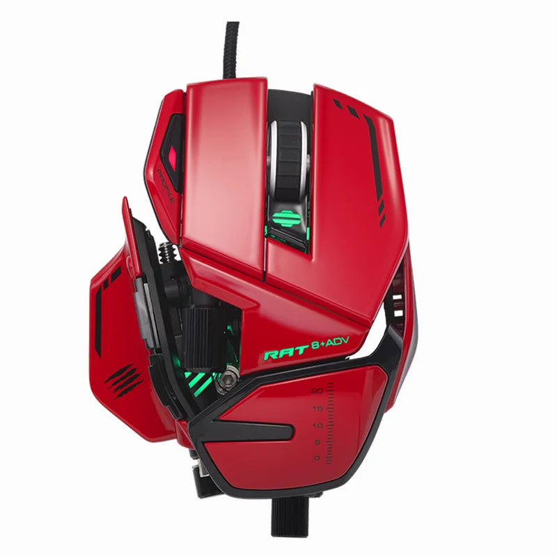 Madcatz Rat8+ Mouseesports Gaming Rat Pro X3 Wired Mechanical Mouse 11 Keys Programming Button Mice Pmw3389 Comfortable Custom