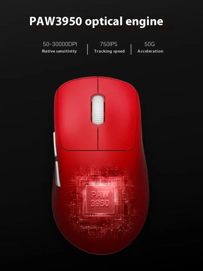 Waizowl Ogm Pro V2 Mouse Three-Mode Wireless Paw3950 30000dpi Gaming Mouse Lightweight Customize Mouse For Desktop Computer Gift