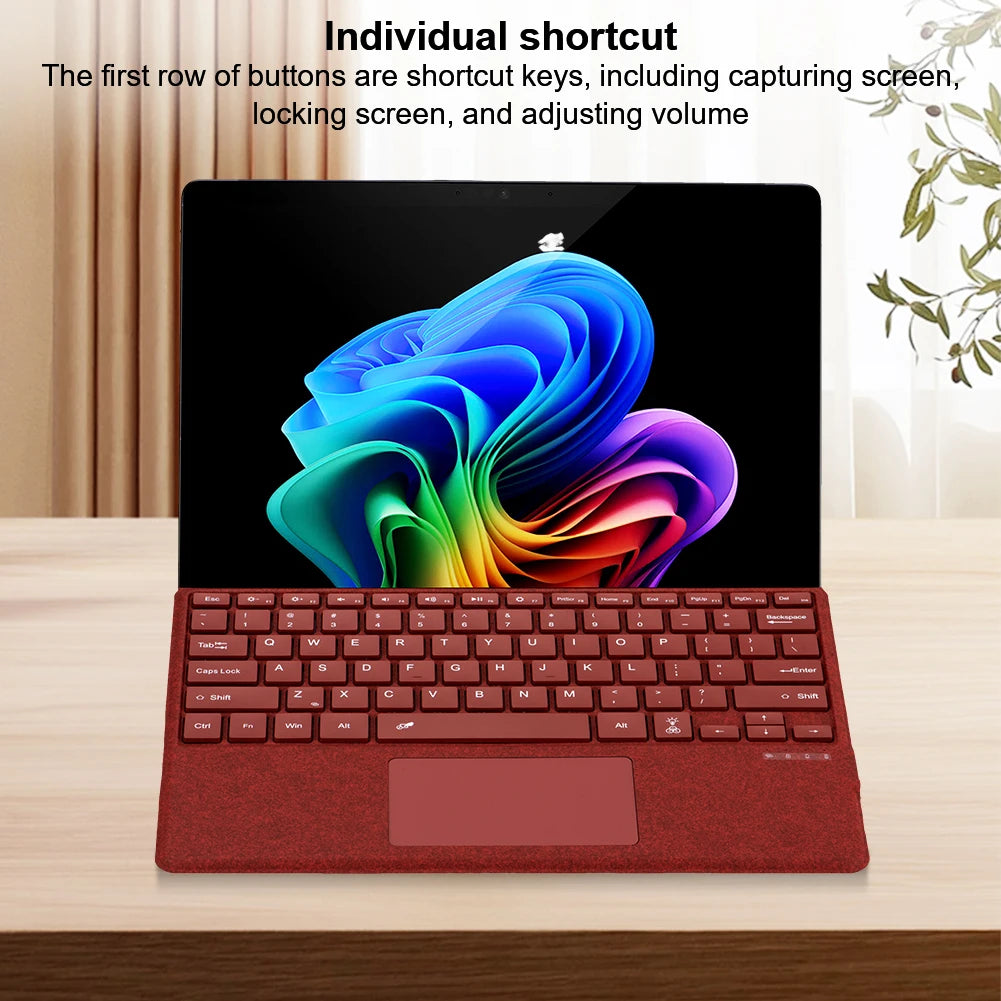Bluetooth-Compatible Magnetic Wireless Keyboard with Touchpad Portable Magnetic Keyboard