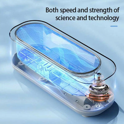 Ultrasonic Cleaning Machine 45000Hz High Frequency Vibration USB Charging Battery 360° For Glasses Watch Ring Portable Cleaner