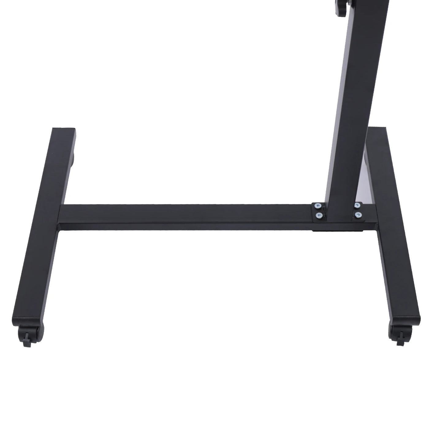 58-90cm Adjustable Height Laptop Desk Rectangle Desktop 4 Universal Wheels (All with Brakes)
