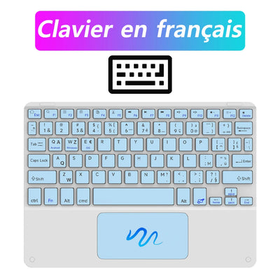 Wireless Keyboard with Touchpad for Android iOS Windows Bluetooth Keyboard and Mouse For Samsung Apple Lenovo Phone Tablet