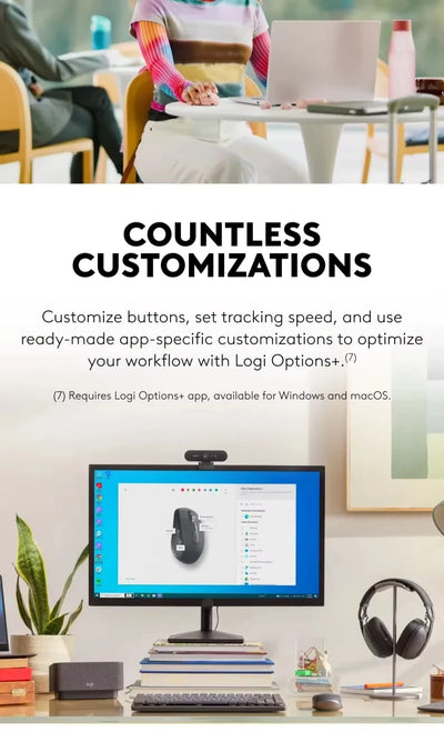 Logitech MX Anywhere 3S bluetooth wireless mouse Mouse 8000DPI MagSpeed SmartShift Bluetooth Office Mice gaming mouse wireless