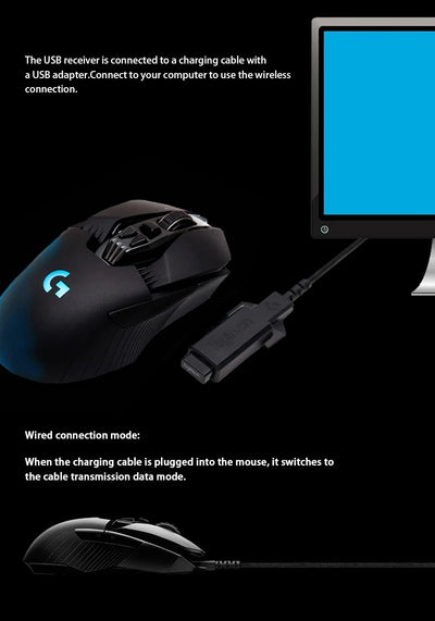 Logitech G903 HERO LIGHTSPEED Wireless Gaming Mouse RGB 16000DPI Gamer Upgrade Wireless Bluetooth Mouse mouse game wireless