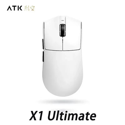 ATK Blazing Sky X1 Pro Max Ultra ULTIMATE Mouse Three Mode Bluetooth Wireless Mouse Paw3950 8K Lightweight FPS E-sports Pc Gamer