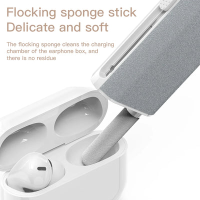 5 in 1 Cleaner Kit for Airpods Pro Xiaomi Earphone Multifunctional Earbuds Cleaning Pen Brush Earphones Case Cleaning Tools