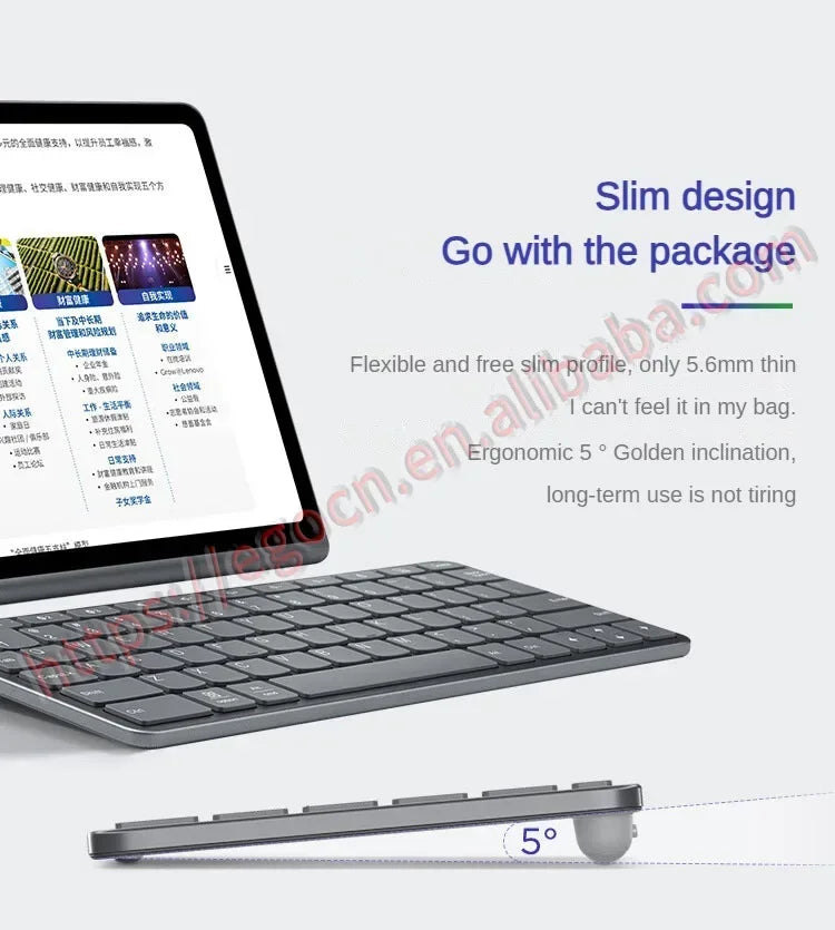 Xiaoxin Wireless Keyboard Air Portable for Lenovo Pad Studio Pad 2024 Legion Y700 Pad Pro Android Apple Windows MacOS