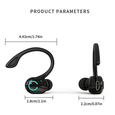 1piece Headphones Earbuds Earphone Over Ear Buds Wrap Around Earbuds Noise Reduction
