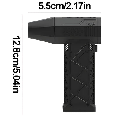 S16 Electric Air Duster, Mini Turbo Jet Fan,Handheld Brushless Motor130,000 RPM, Cleaning PC and Keyboard, Car and Home