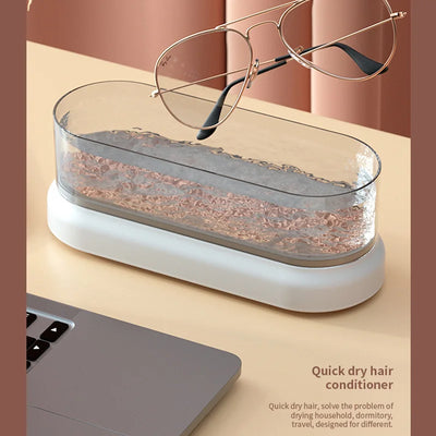 Xiaomi 47khz Ultrasonic Cleaner Portable Intelligent Multifunctional Transparent Cleaning Machine Jewelry Rings Glasses Watches