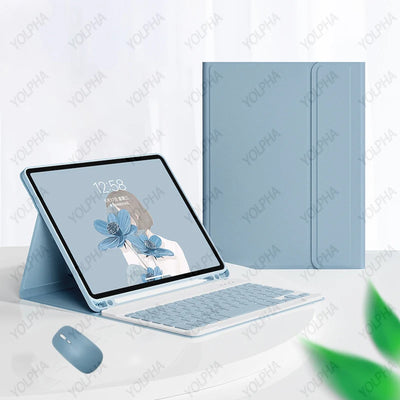 iPad 10th Gen Case with Keyboard Wireless Detachable Folio Keyboard Cover with Mouse Pencil Slot for iPad 10th Gen 10.9Inch 2022