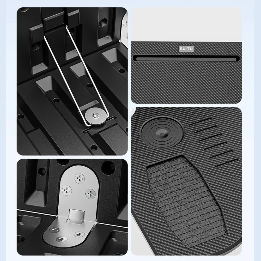 Car Laptop Desk Folding Steering Wheel Table Food Tray For Tesla Model 3 / Y Auto Steering Wheel Laptop Desk Drinks Tray Holder