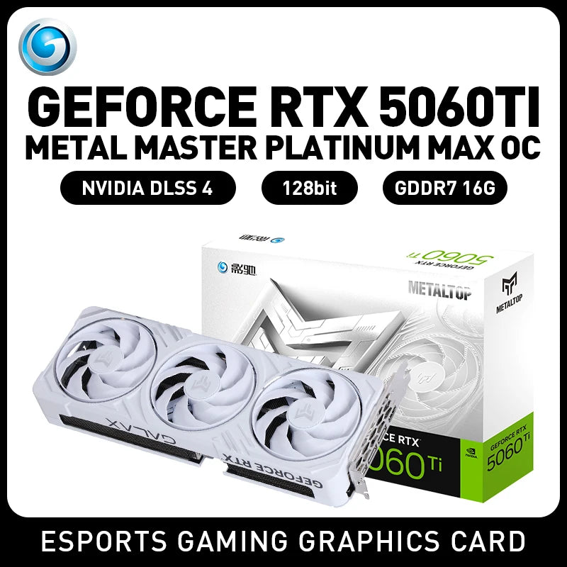 GALAX RTX5060TI MAX OC 16G GDDR7 256Bit 16GB NVIDIA Gaming Desktop Discrete Graphics Card Video Card