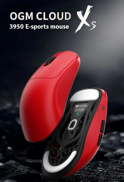 Waizowl OGM CloudXS Gaming Mouse Wireless 3mode E-sports Mice PAW3950 Lightweight Customziation Mouse Computer Accessories Gifts