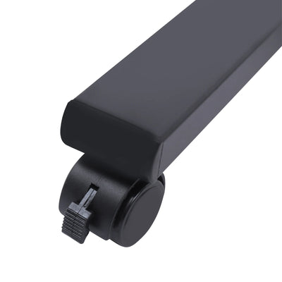 58-90cm Adjustable Height Laptop Desk Rectangle Desktop 4 Universal Wheels (All with Brakes)