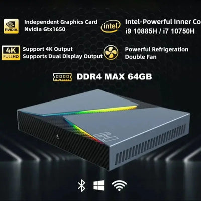 Mini PC intel Core i9-10885H i7-10870H Nvidia GTX1650