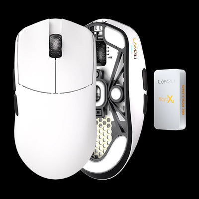 LAMZU MAYA X Gaming Mouse (8K Dongle Included, Web Driver Compatible)