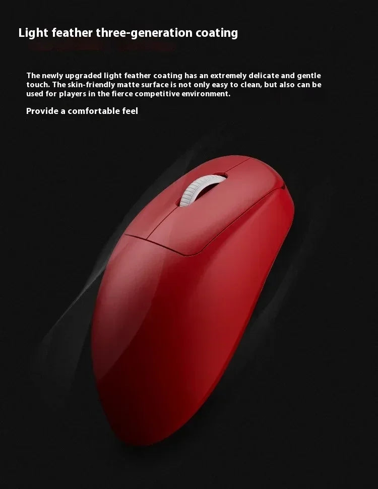Waizowl OGM Pro V2 Gaming Mouse Customize Wireless Three-Mode Paw3950 30000dpi Lightweight Gaming Mouse E-sports Ergonomic