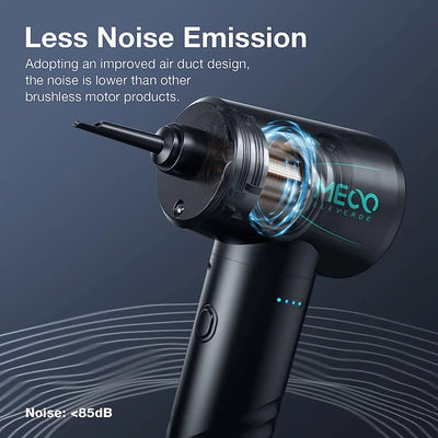 MECO ME CA1 Compressed Air Duster for Computers Protable Cordless Air Blower Computer Cleaning with LED Light for PC Keyboard