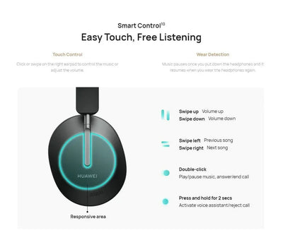 Huawei Freebuds Studio Bluetooth 5.2 Headphone ANC 6 Mic Noise Cancelling Earphone AAC HiFi Audiophile Stereo Wireless Headset