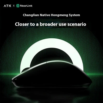 NEW ATK X1 Master Wireless Mouse Dual Mode Connection Paw 3950uitra 30000dpi Ergonomic Design Lightweight E-Sports Gaming Mouse