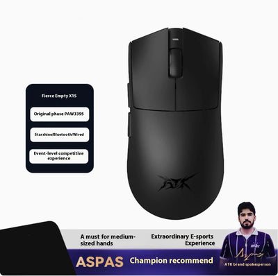 ATK Blazing Sky X1 Pro Max Ultra ULTIMATE Mouse Three Mode Bluetooth Wireless Mouse Paw3950 8K Lightweight FPS E-sports Pc Gamer