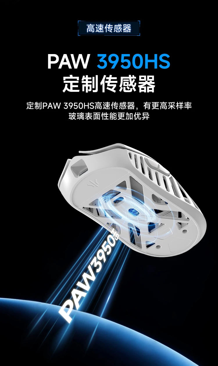 WLMOUSE Beast X Pro Wireless Mouse 49g 8K Customized Micro Motion Electronic Sports Game Office Mouse Computer Accessories Gift