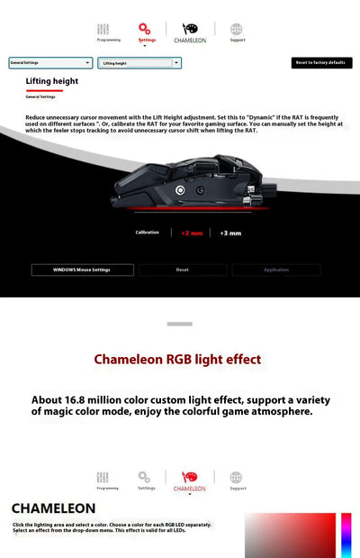 Madcatz Rat8+ Mouseesports Gaming Rat Pro X3 Wired Mechanical Mouse 11 Keys Programming Button Mice Pmw3389 Comfortable Custom