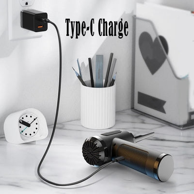 Portable Compressed Air Duster USB Charging Computer Household Blower Cleaner Car Powerful Cleaning Durable A