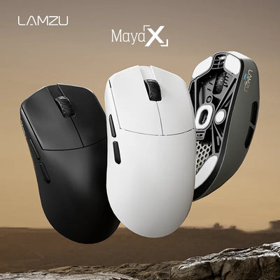 LAMZU MAYA X Gaming Mouse (8K Dongle Included, Web Driver Compatible)