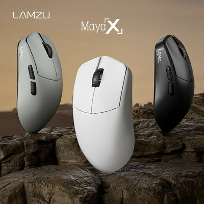 LAMZU MAYA X Gaming Mouse (8K Dongle Included, Web Driver Compatible)