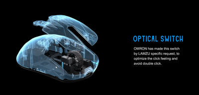 LAMZU MAYA X Gaming Mouse (8K Dongle Included, Web Driver Compatible)