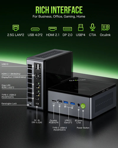 GMKtec M7 MINI PC AMD R7 Pro 6850H Wins 11 Pro