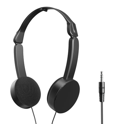 3.5mm Wired Headsets Adjustable Foldable Music Headphones Over Ear Stereo Headband Gaming Earphones Girl Gift for Mobile Tablet