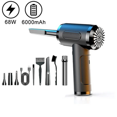 New--Portable Compressed Air Duster USB Charging Computer Household Blower Cleaner Car Powerful Cleaning Durable A