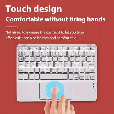 Wireless Keyboard with Touchpad for Android iOS Windows Bluetooth Keyboard and Mouse For Samsung Apple Lenovo Phone Tablet