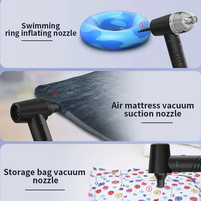 Vacuum Cleaner Protable Air Duster for Computer Cleaning 53000RPM Cordless Compressed Air Blower for PC computers Keyboard Clean