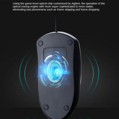 100cm Wired Mini Mouse Silent Ergonomic Wired Computer Mouse For Computer Laptop Tablet Mause Notebook Accessories E2D7