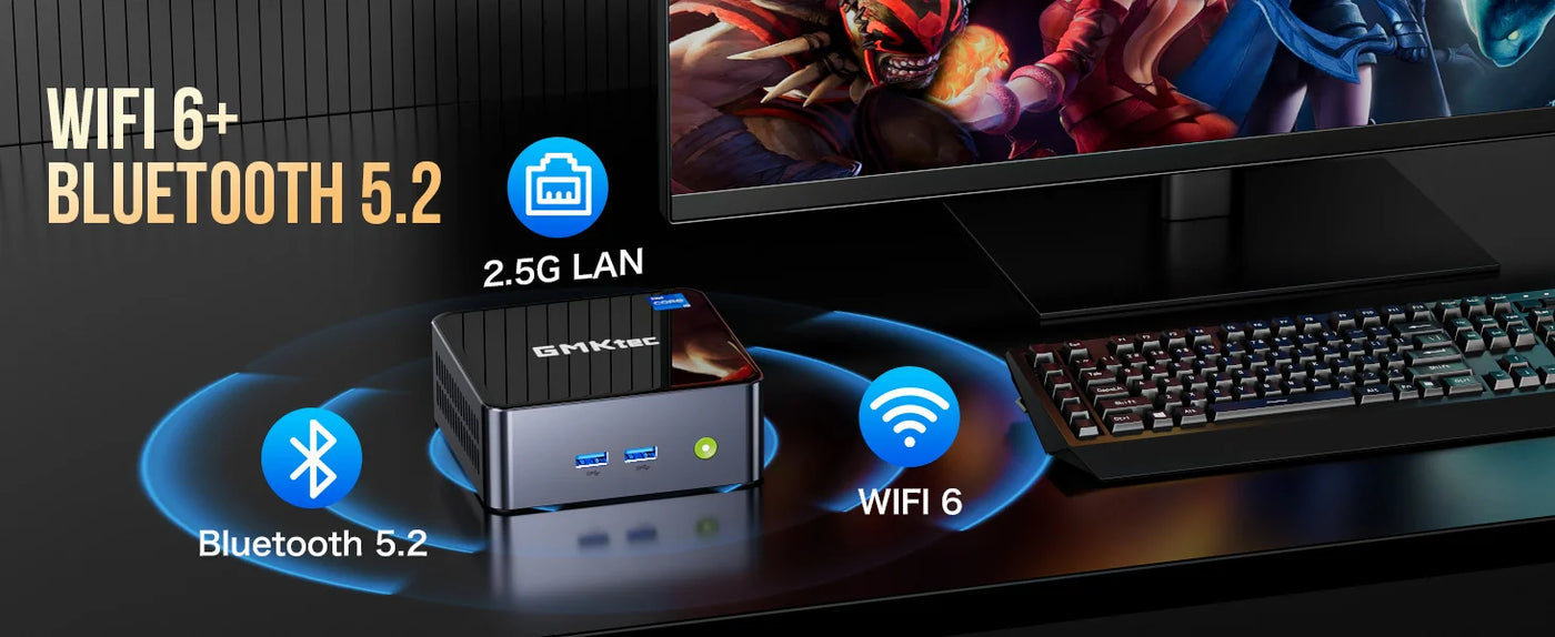 GMKtec M3 Plus Core i9-12900HK Mini PC Windows 11 Pro