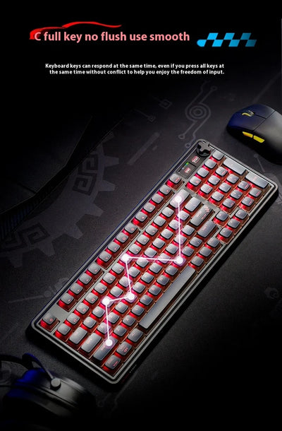 Cherry PIXIU98 Wireless Bluetooth Tablet Keyboard, LCD display screen