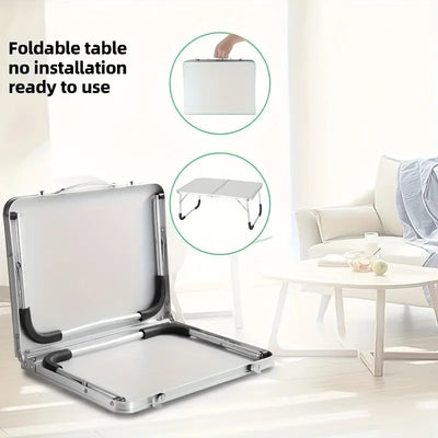 Outdoor Camping Small Table Portable Folding Laptop Computer Desk Lightweight Bed Reading Tables Foldable Gaming Study Desks